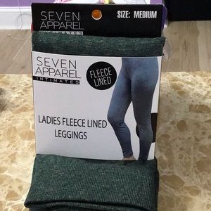 Seven Apparel Intimates Fleece Lined Legging Size Medium